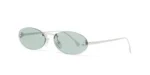 Gafas de sol Fendi plateadas y azules | Gafas de sol ovaladas FENDI First